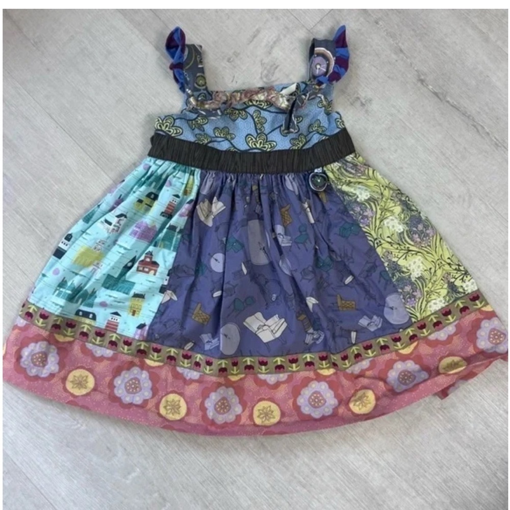 Matilda Jane Broadway Knot Character Counts Sleeveless Dress- size 6